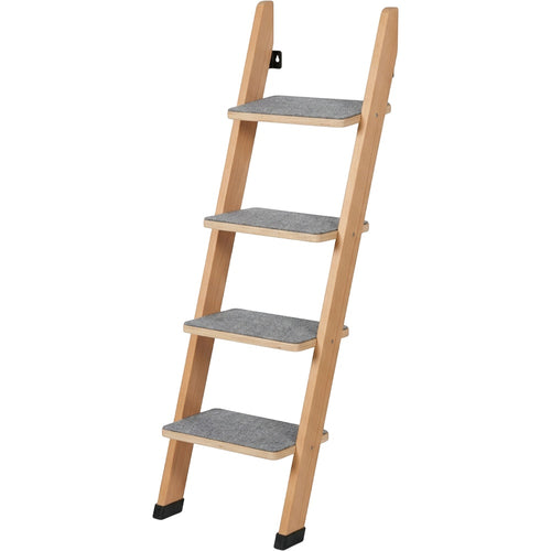 Graiy Leaning Beech Ladder Cat Tree 140 cm Natural - Product view