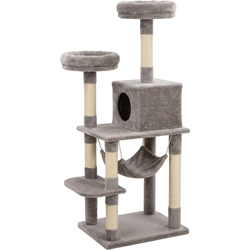 Graiy Multi-Level Double-Perch Cat Tree 165 cm Warm Gray - Product view